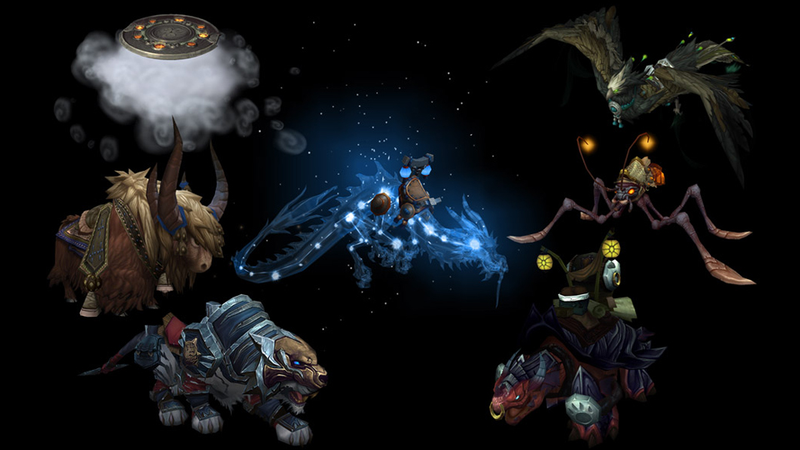 Illustration for article titled There Are New Mounts Coming to Mists of Pandaria. Like Dragons.